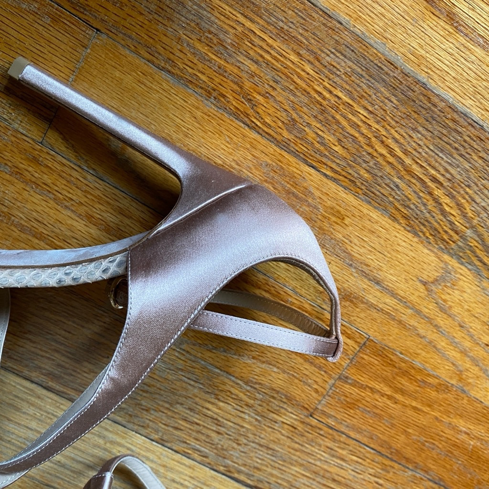 Authenticated Valentino Heels, Valentino Heels, Neutral/Champagne, USW 9 - Picture 6 of 10